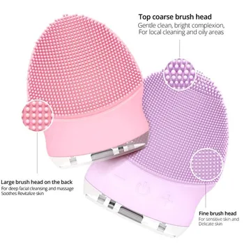

USB Electric Silicone Face Cleansing Brush Washer Cleansing Brush Deep Cleaning Face Massage Face Care Tool Skin Care