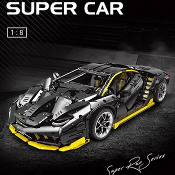 

Speed Champions Corvette Building Blocks Lamborghini Sian FKP 37 Technic MOC Vehicle Kit Bricks Kid Toys Gifts for Adult