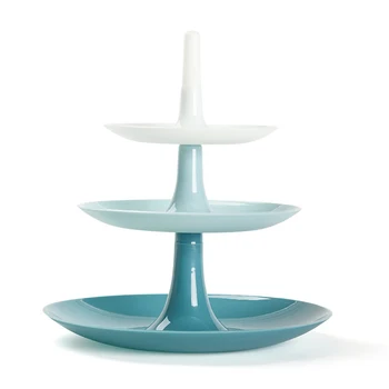 

Hot New Party Tray Detachable 3-layer Fruit Pastry Snack Tray Stand for Wedding Birthday Festival Home Party Plastic Hogard
