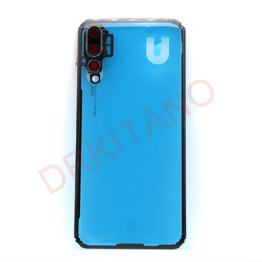 frame mobile phone NEW Back Cover for 6.1" Huawei P20 Pro Battery Cover Back Glass Panel Rear Door Housing Case+Camera Glass Lens Replacement Parts vivo phone frame