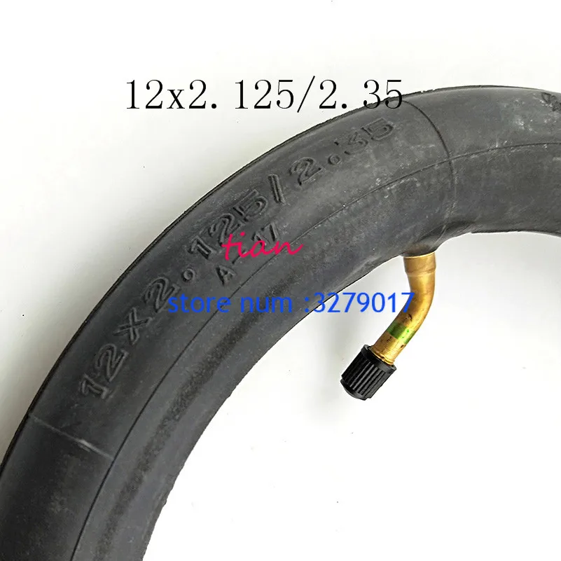 Хорошее sale12 x 2,125/2,35 изогнутый угловой клапан стволовых труб 12*2,125/2,35 труба шин для Schwinn трицикл Roadster 1" велосипедная камера