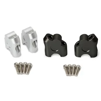 Universal Anodized 2 Inch Pivoting Motorcycle Handlebar Handle Bar Riser For 7/8 22mm fat handleBars Clamp 22mm 28mm motorcycle handlebar riser handle bar riser adapter stem riser 7 8 1 1 8 fat bar clamp for yamaha r1 r3 r6 for bmw