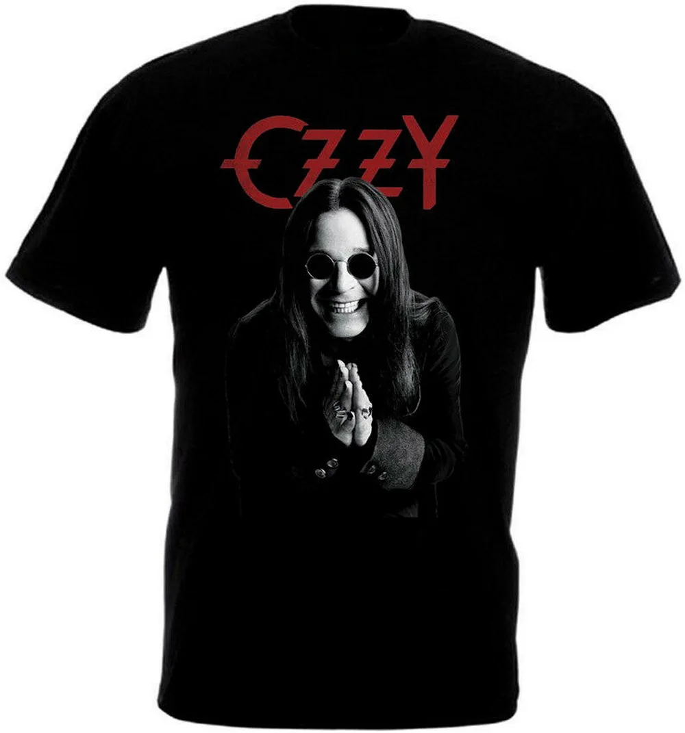 Ozzy osborn Poster V4 футболка Черная все размеры S-XXL-5XL Хлопок Топ высокого качества |