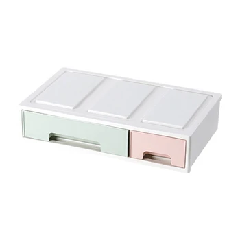 

Desktop Cosmetics Storage Box Drawer Type Jewelry Organizer Container Desk Decor Can Store A Lot Of Things, Stable Placement 202