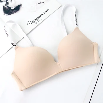 

Women Bra Sexy Seamless Bras Bralette Wireless Push Up Bra Brassiere For Female Underwear Fitness Lingerie A / B Cup Solid Color