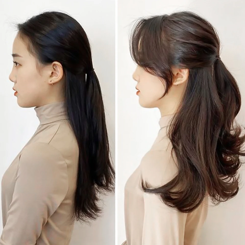 Natural Clip Hair Extensions Clip Natural Fringe | Natural Hair