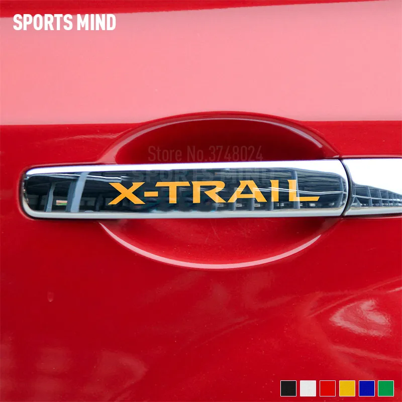 4 x виниловый автомобиль-Стайлинг для Nissan X Trail T32 T31 T30 X-trail Nismo аксессуары JDM автомобильная ручка наклейки автомобили