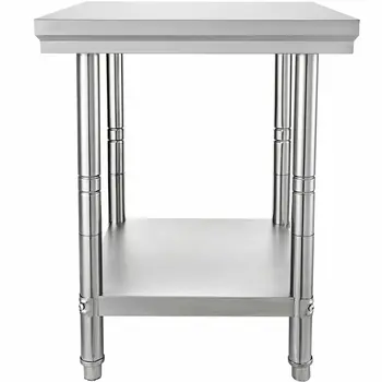 

Stainless Steel Commercial Catering Work Table Bench Kitchen Worktop 60X90cm