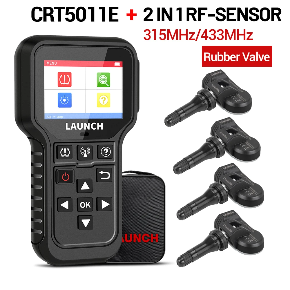 LAUNCH CRT5011E TPMS Tire Activation Diagnostic Tool 315MHz 433MHz Sensor Activation Programing Learning Reading OBD2 Scanner car inspection equipment for sale Code Readers & Scanning Tools