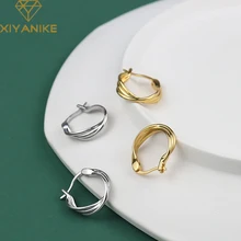 XIYANIKE – bague géométrique en argent Sterling 925 pour femme, anneau à trois couches, ligne torsadée, créatif, mode Simple, léger, luxe, cadeau fait à la main