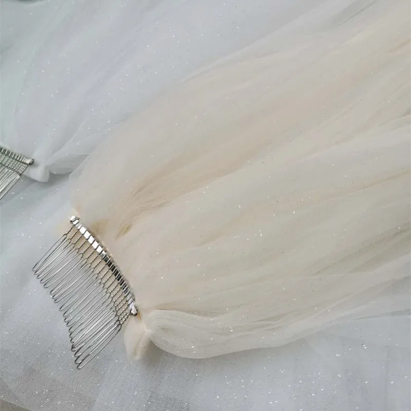 Bridal wedding veils with comb bridal veil