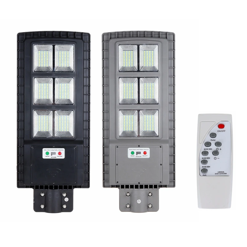 

120W LED Solar Street Light with Remote Control 240 LEDs Solar Panel Lawn Garden Outdoor Lamps Street Lighting Waterproof IP65