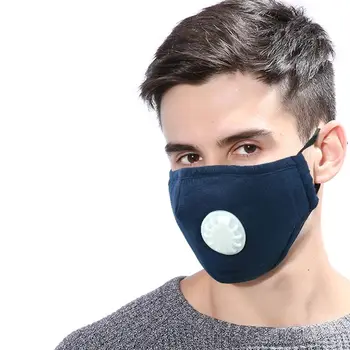 

Reusable Washable Dustproof Cotton Mask with Breathing Valve Protective Cover M6CC