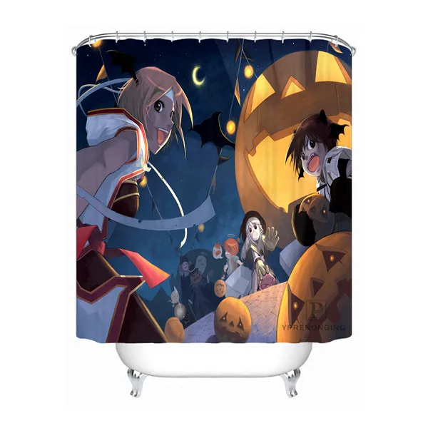 Shower Curtain Пользовательские собаки рыцарь, вампир Водонепроницаемый Ванная комната приемлемая занавеска из полиэстеровой ткани занавеска для ванной#180318-10 - Цвет: Shower Curtain