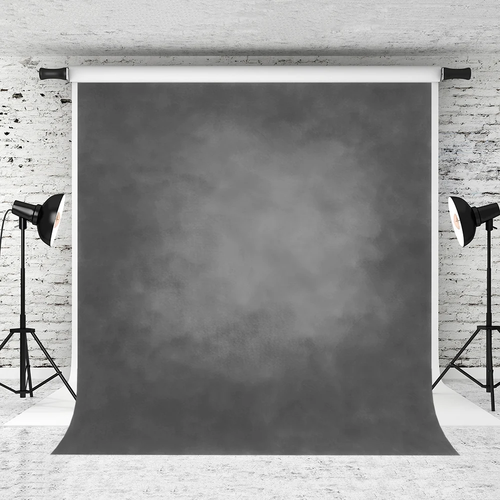 VinylBDS Gray Photography Backdrops 5x7ft Pure Color Abstraction Studio Background Cotton Washable Fantasy | Электроника