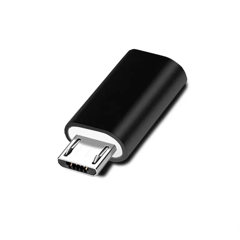 Чехол для мобильного телефона для зарядки адаптер для Android, чтобы адаптер Apple Micro Usb для iphone6s/7/8 p мобильного телефона XR зарядки Xs конвертер# d - Цвет: Black