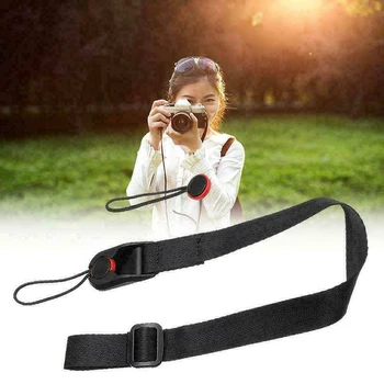 

Quick Release Leash Wrist Belt Shoulder Strap Sling with ABS Buckle for DSLR Camera DJA99