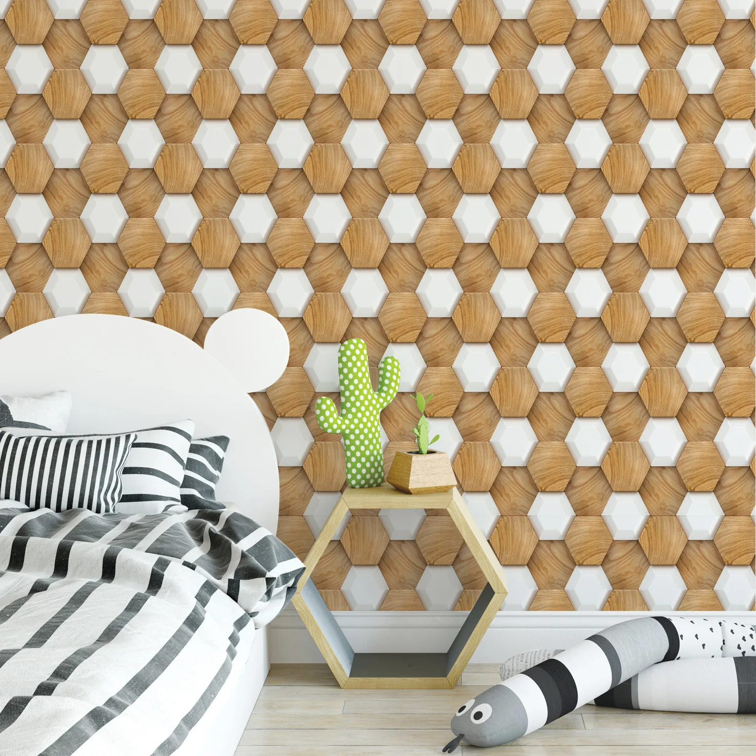 

3D Brick Pattern Retro Wintage Bedroom Living Room Kitchen Bathroom Vanity Wall Decorative Painting Wall Sticker B