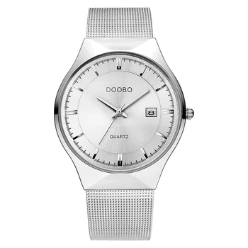 

New Super Thin Simple Men's Watch Waterproof Luxury High-End Stainless Steel Fashion Calendar Men's Leisure Watch B133