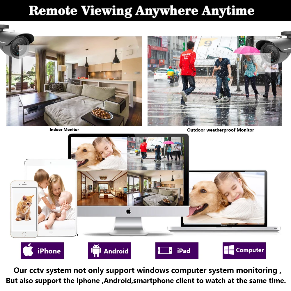 Sony 16CH AHD 1080N 1080P DVR CCTV система камер домашней безопасности 16 шт. ИК наружный 1200TVL домашний комплект видеонаблюдения ночного видения