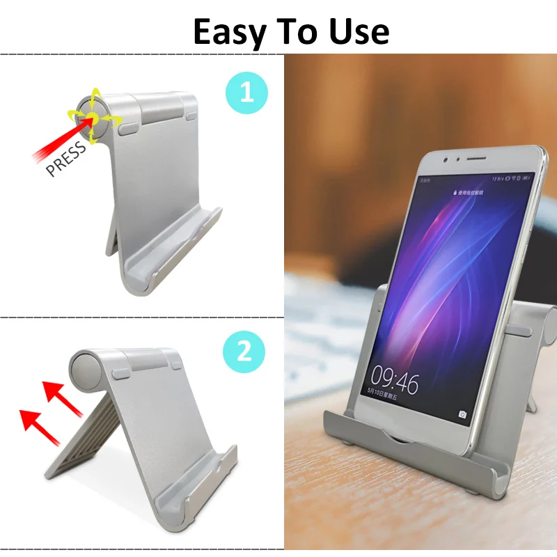 Универсальный металлический стол из алюминиевого сплава для apple iphone держатель