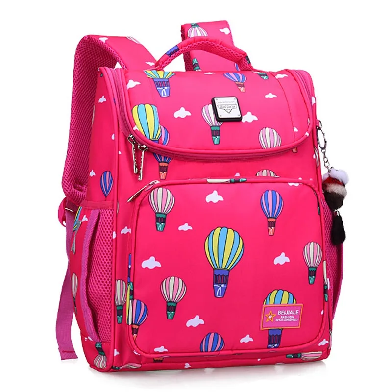 Водонепроницаемый нейлоновый рюкзак с воздушными шарами для начальной школы