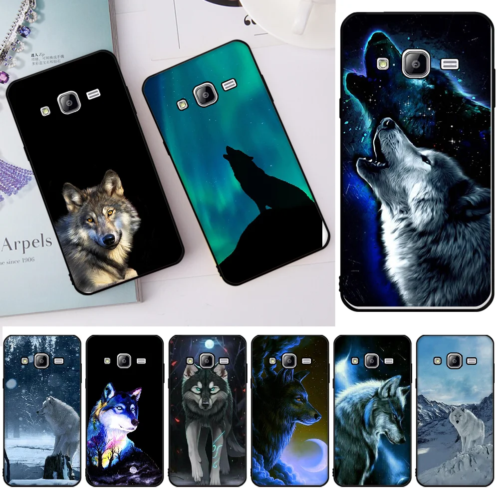 ByLoving Животное Белый Снег Волк Bling милый чехол для телефона Samsung J2 Prime Pro J4 J4Plus J415 j6 J6