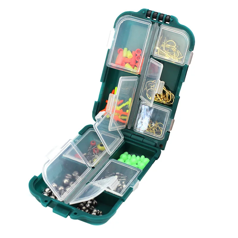 

Hot Selling 1 Set Multifunctional Bait Tools Kit 157pcs Fishing Accessories Box Tool