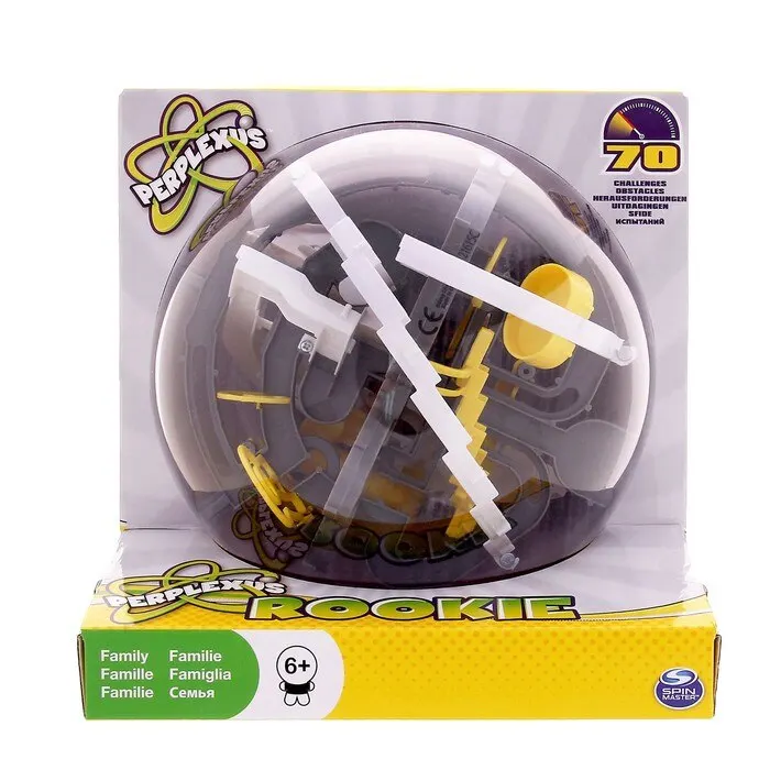 Perplexus Rookie – jeu de Puzzle boule labyrinthe, 70 barrières