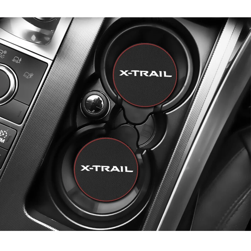 Vehicle Water Cup Bottle Holder Anti-slip Pad Mat Car Anti Slip for Nissan X-TRAIL XTRAIL T30 T31 2013-2019 Accessories | Автомобили и