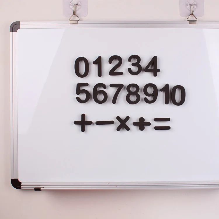 

16 pcs Number Magnetic Sticker Math Digital DIY Magnetic Sticker EVA Fridge Numbers Early Teaching Material Decoration Kids