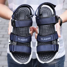 Вьетнамская обувь; мужские сандалии; сезон лето; римская пляжная обувь; коллекция года; прогулочные гэта с закрытым носком; модные гладиаторы; уличные кроссовки на платформе