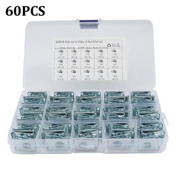 

60PCS Motorcycle U Nut Speed Fasteners M8 Fairing Bodywork Panel U Clips
