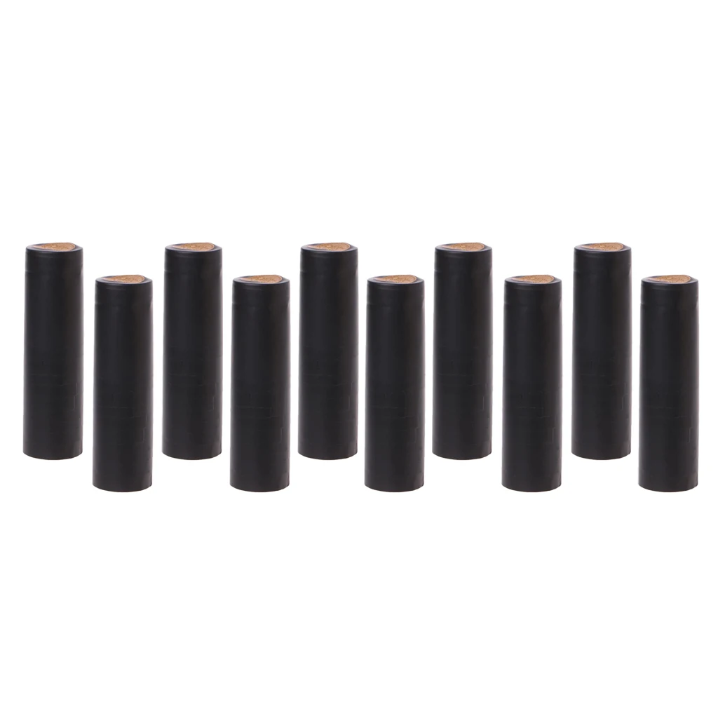 100x PVC Heat Shrink Capsules Covers for Home Brew Wine Bottles 32mm Black 