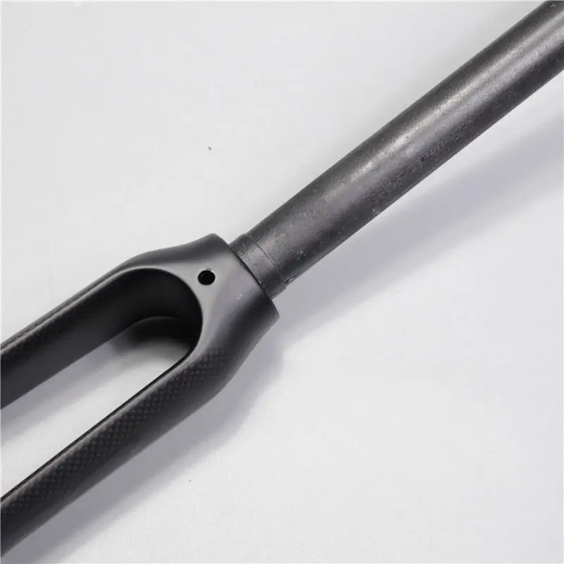 EC90 700C Fork Carbon Fiber Road Bike Fixed Gear Threadless Carbon Fork Straight Steerer Rigid Front Forks 1-18 Superlight (5)