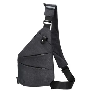 

Men's Chest Bag Phone Pocket Messenger Sports Multi-function Men Shoulder Handbag Personal Shoulder Anti-theft Bag 2020 #10