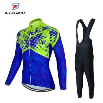 

KUWOMAX 2020 Men's Cycling Jersey Sets Wear Bike MTB Jerseys Cycling Sets Quick Dry Breathable Long Sleeve Cycling Clothing.