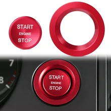 Автомобильный Стайлинг двигатель старт стоп переключатель зажигания Крышка кнопки запуска отделка для Land Rover Дискавери Спорт Evoque