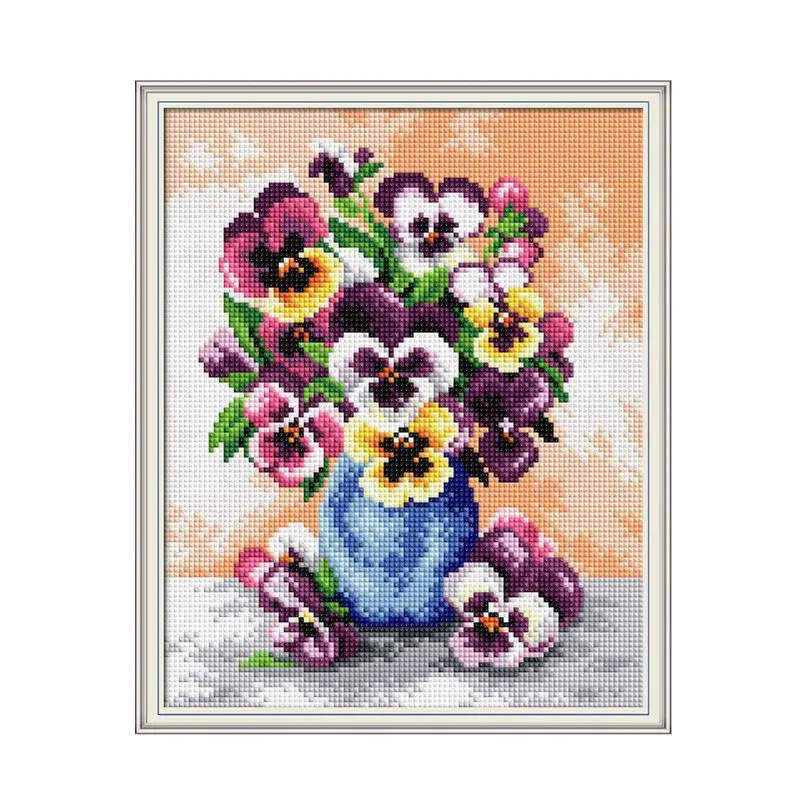 

Orchid DIY Full Drill Diamond Painting Embroidery Cross Stitch Kit Rhinestone Home Decor Art Craft Q6PE