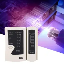 Автоматический контактный выключатель s тестер сетевого кабеля RJ45 RJ11 RJ12 LAN Кабельный тестер провода сетевой инструмент автоматический контактный выключатель