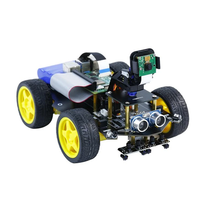 Yahboom Wifi付きの車用ロボットキット オーディオスマートカメラ付き人工知能カーキット ラジコンカー Aliexpress
