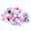 10mm 20 pièces/lot acrylique multicolore bayberry perles imitation perle ronde perle en vrac bricolage collier et Bracelet bijoux artisanat fabrication ► Photo 3/6