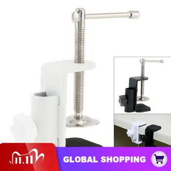 

Aluminum Alloy Cantilever Bracket Clamp Holder Metal LED Desk Lamp Clip Fittings Base Hose with 12MM Hole Diameter for Mic Stand