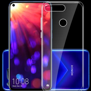 

500PCS Transparent Protective Back Case For Huawei Honnor 20 Pro 20i V20 Note 10 9 Lite 8X Max Play Slim Soft TPU Silicone Cover