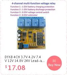 DYKB LY6 тестер емкости батареи индикатор постоянного тока 12 В 24 в 36 в 48 в свинцово-кислотные литиевые автомобильные аккумуляторы 3S 4S 5S 7S 8S 10S 12S 13S 14S