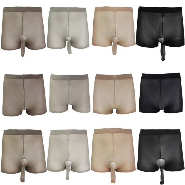 Men's Stockings Sexy Men Seamless Shiny Stockings Male Underwear