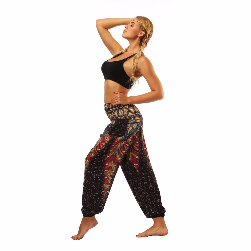 TL004- Brown wide leg loose yogqa pants leggings (5)