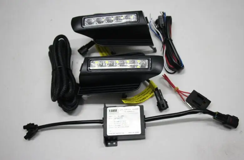 2 шт. светодиодный Габаритные огни для Toyota Prado 120 FJ120 LC120 2003 2004 2005 2006 2007 2008 2009 DRL
