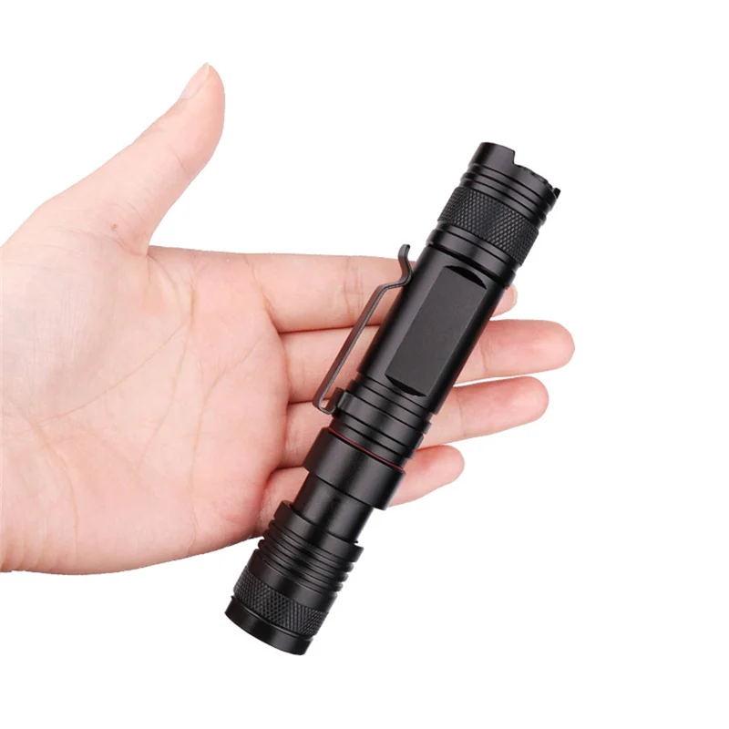 Outdoor Zoomable Flashlight XM-L T6+ COB LED Torch Lamp Penlight USB Charging