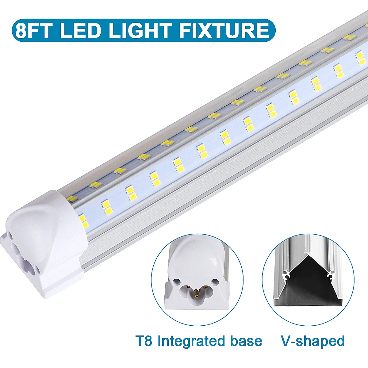 8ft shop led lights Clearance